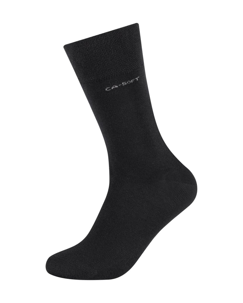 Camano-Socken-ca-soft-3in1-Tencel-Wolle-Bambus-schwarz