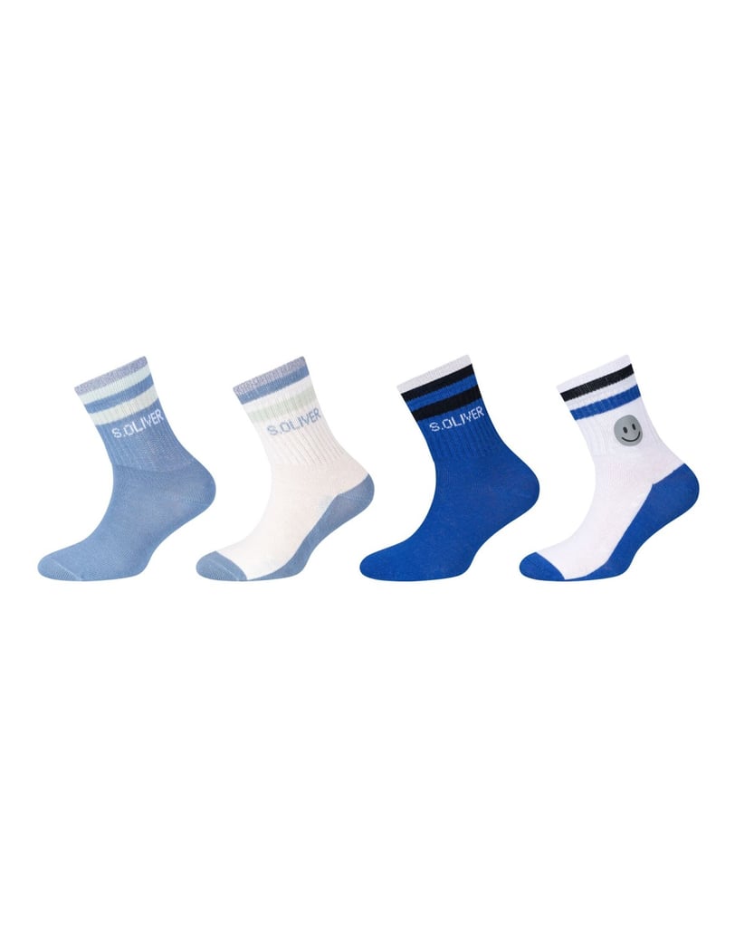 S.Oliver-Reflektierende-Kinder-Socken-4er-Pack-weiss-kombiniert