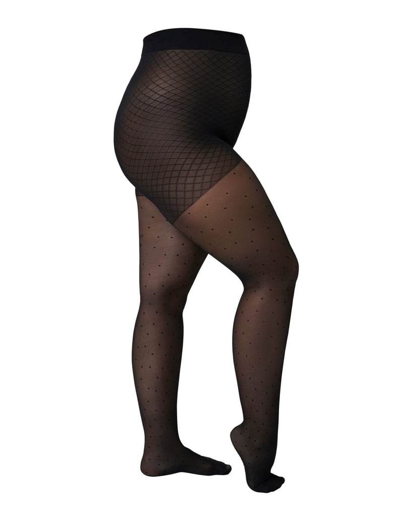 Camano-Strumpfhose-Curvy-Dots-schwarz