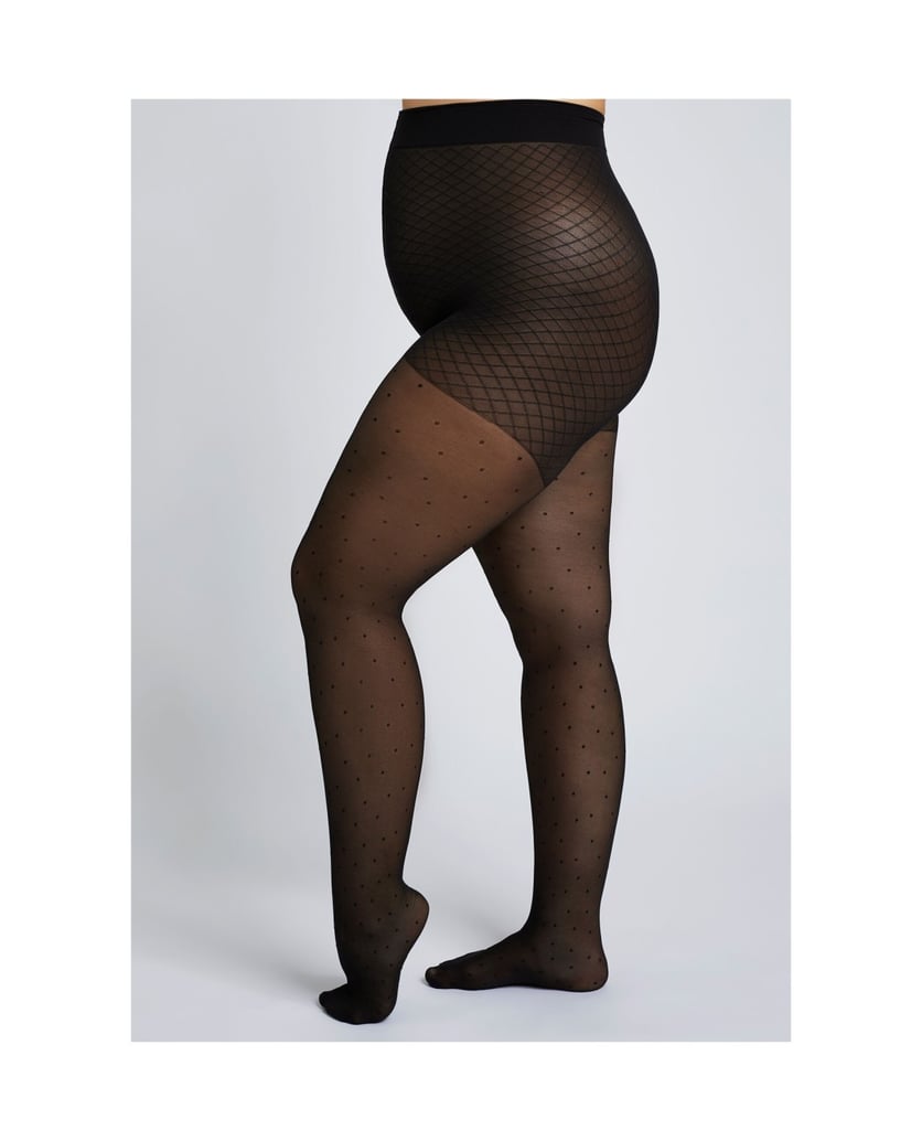 Camano-Strumpfhose-Curvy-Dots-schwarz