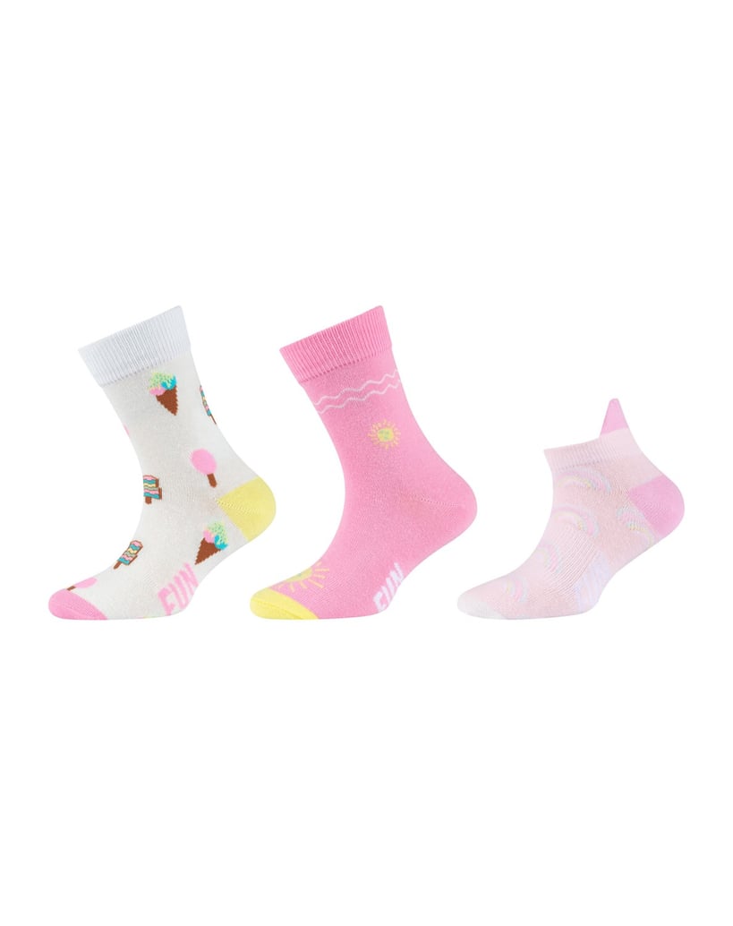Fun-Socks-Socken-und-Sneakersocken-weiss