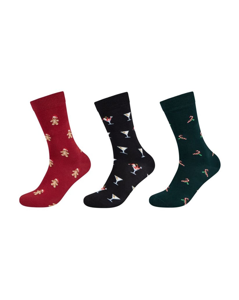 Fun-Socks-Socken-Christmas-in-Box-schwarz