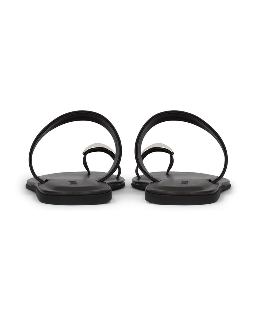 Kazar-Schwarze-Flip-Flops-mit-Zehensteg-schwarz