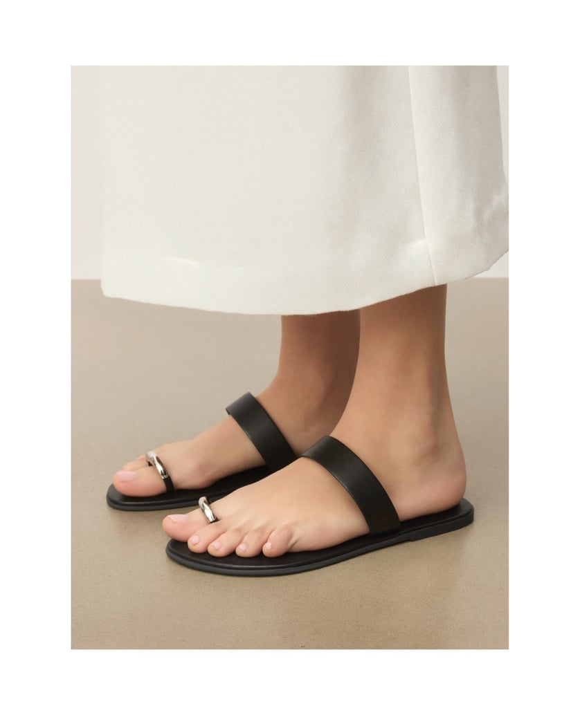 Kazar-Schwarze-Flip-Flops-mit-Zehensteg-schwarz