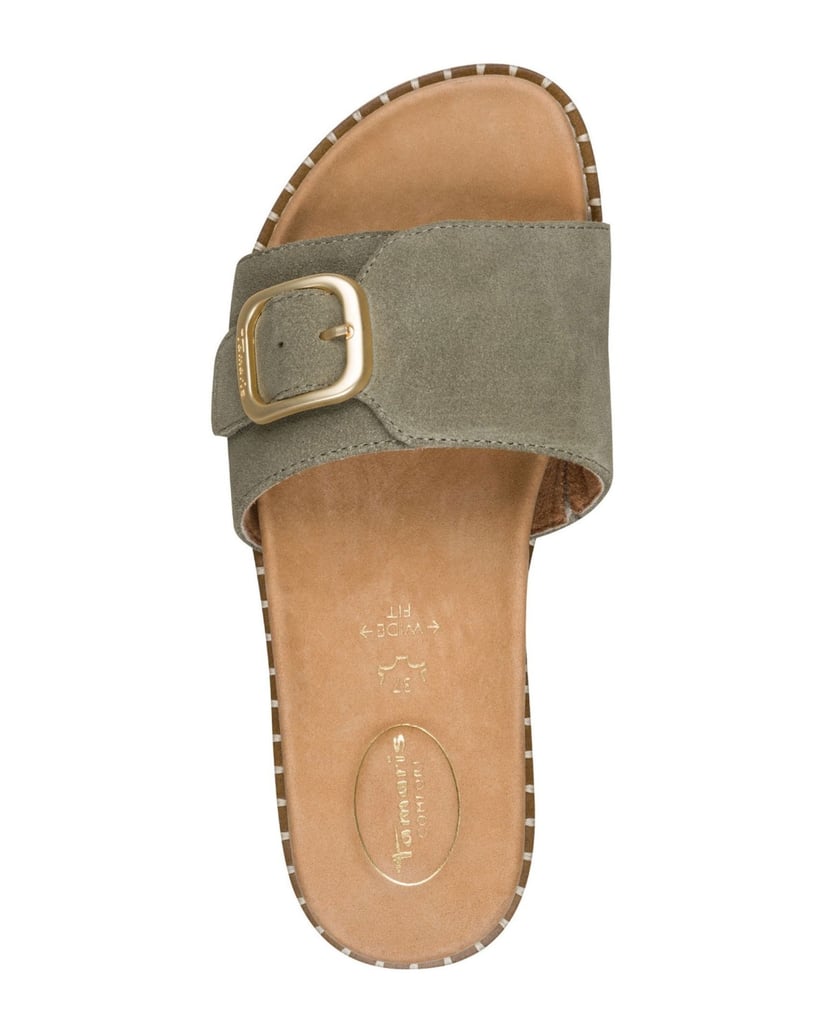 TAMARIS-šľapky-khaki