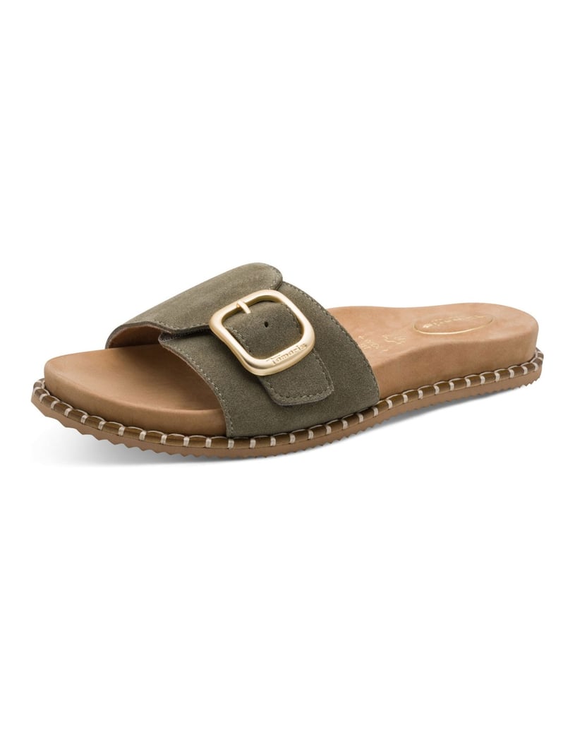 TAMARIS-šľapky-khaki