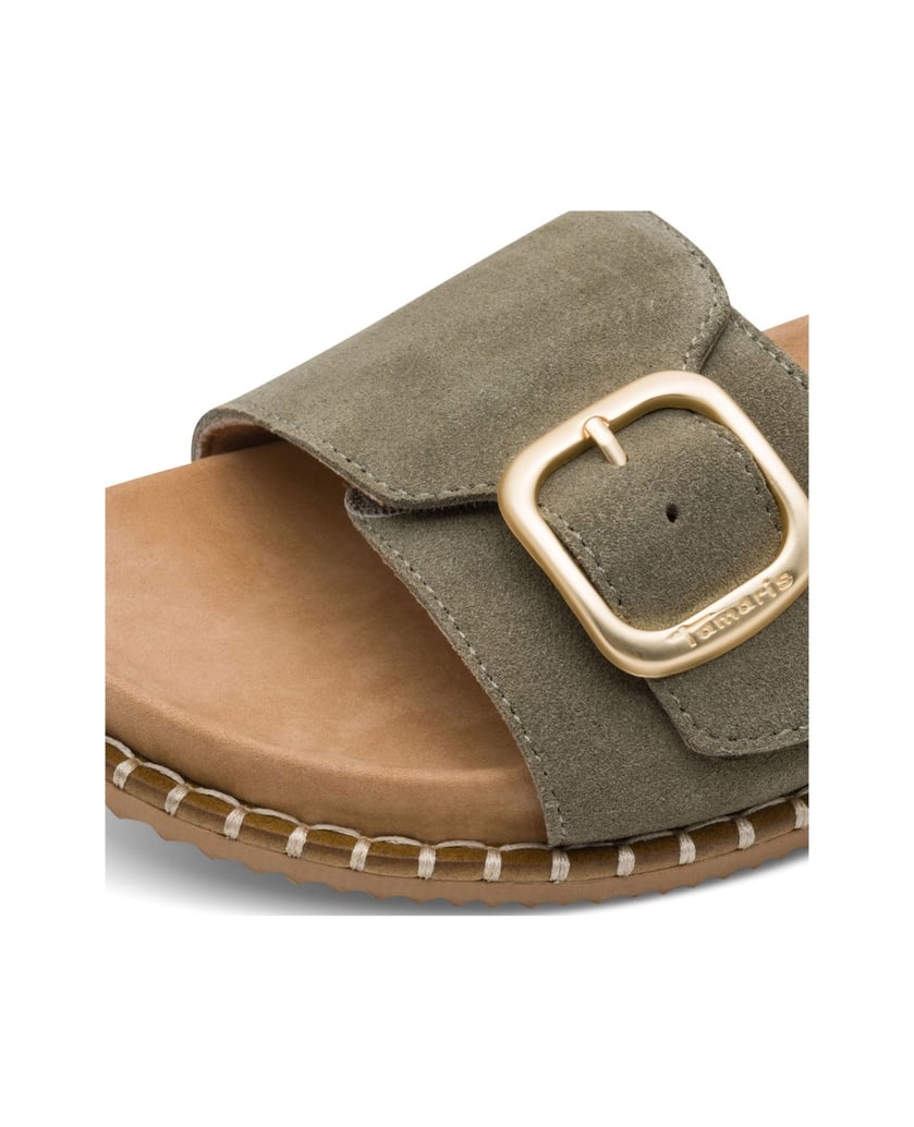 TAMARIS-šľapky-khaki