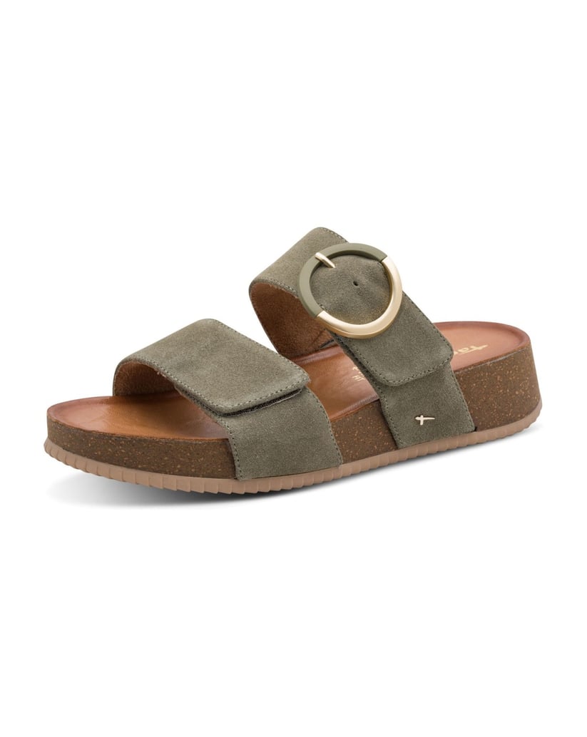 TAMARIS-šľapky-khaki