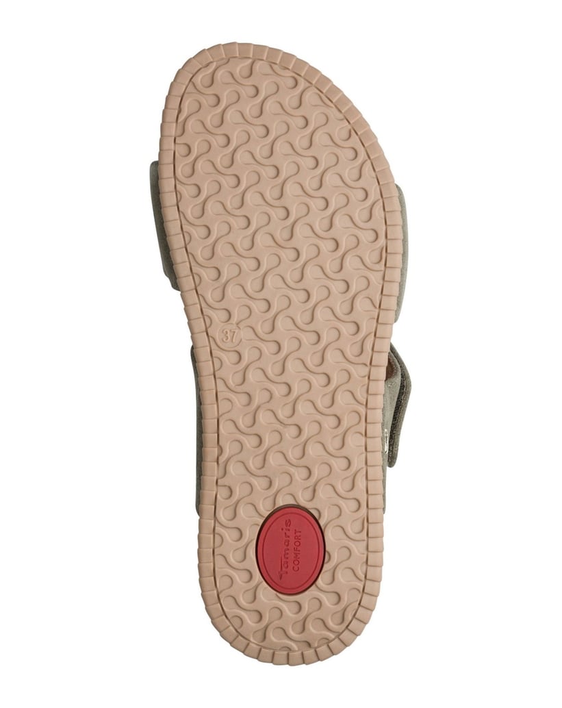 TAMARIS-šľapky-khaki