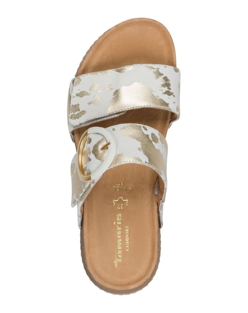TAMARIS-šľapky-khaki