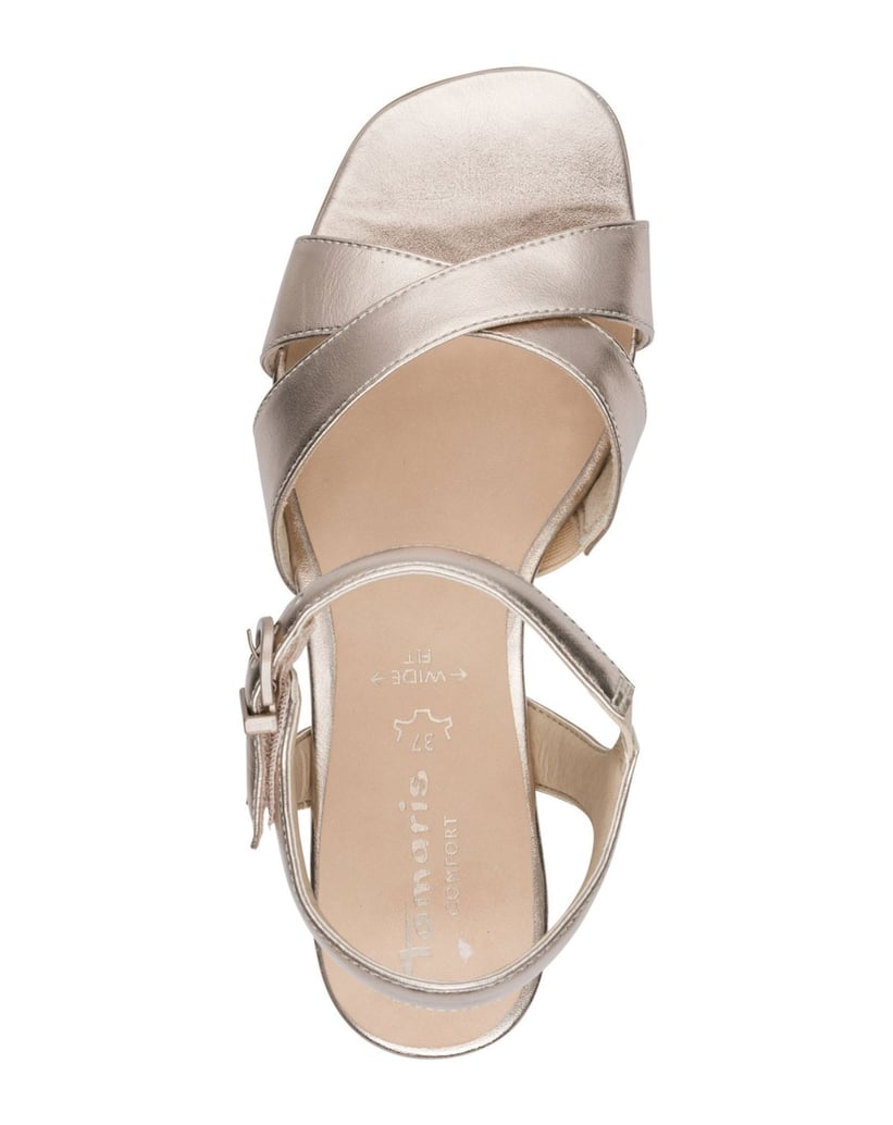 TAMARIS-sandále-bezfarbená