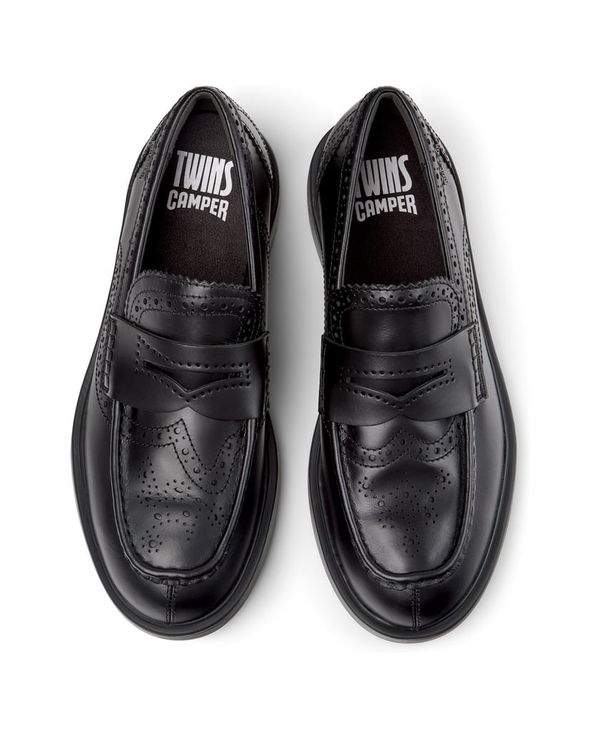 Camper-Mokassins-Dean-Twins-schwarz