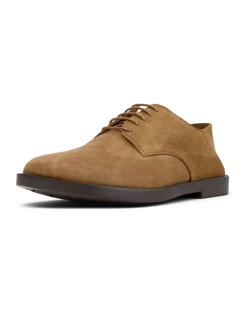 Camper-Schnürschuhe-Don-mittelbraun