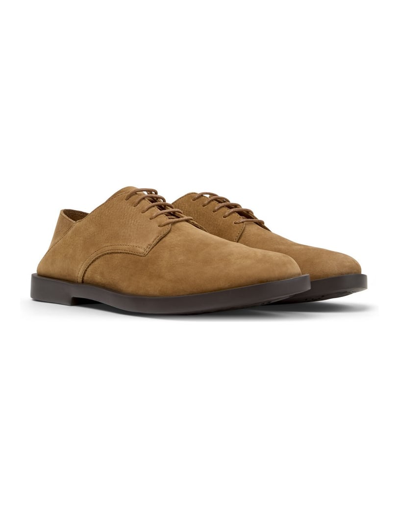 Camper-Schnürschuhe-Don-mittelbraun