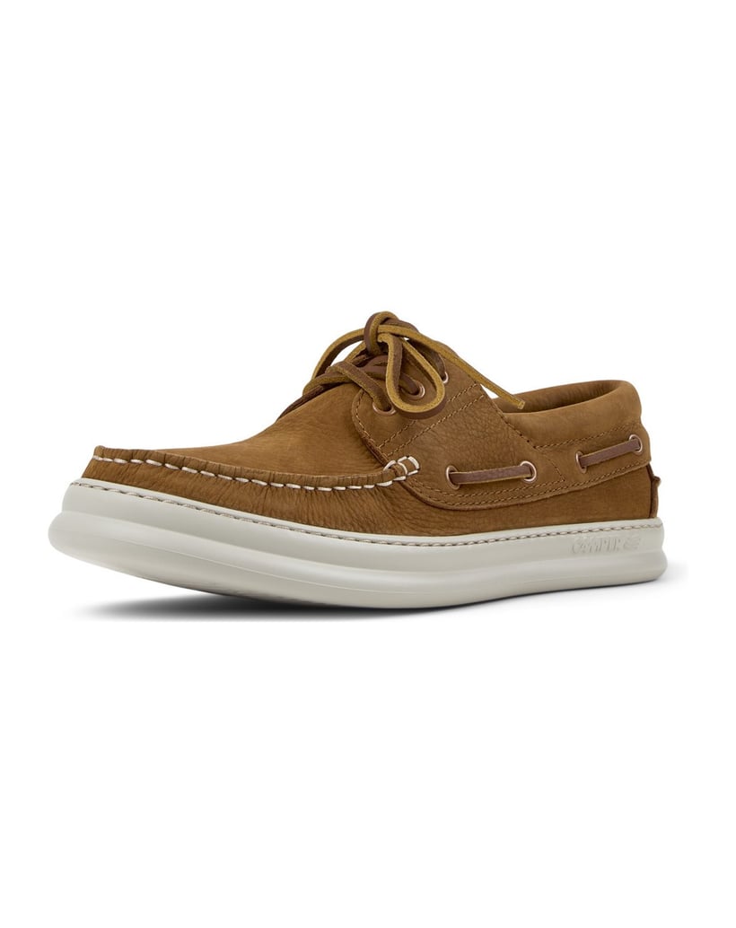 Camper-Schnürschuhe-Runner-Four-mittelbraun