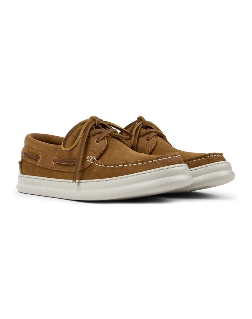 Camper-Schnürschuhe-Runner-Four-mittelbraun