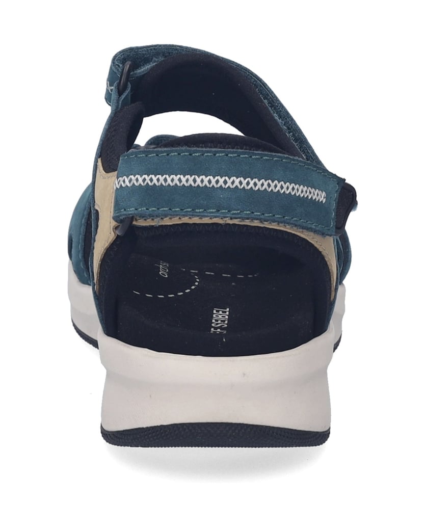 JOSEF-SEIBEL-Damen-Sandale-Estelle-02,-grün-beige-grün