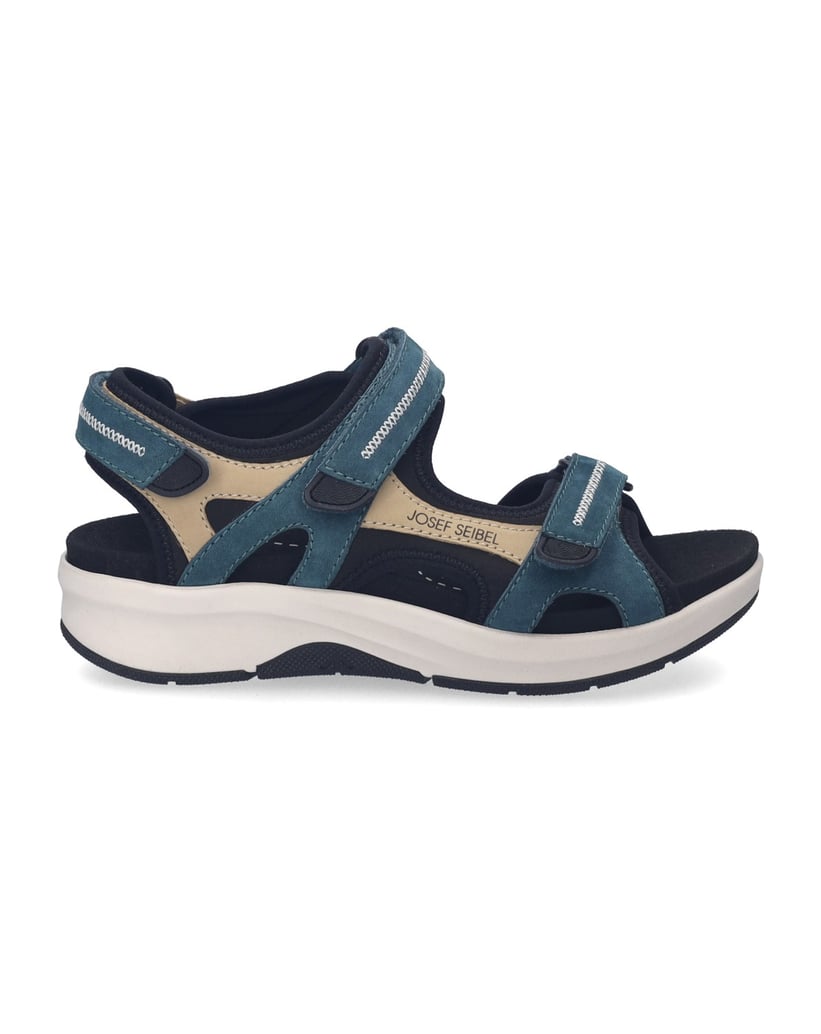 JOSEF-SEIBEL-Damen-Sandale-Estelle-02,-grün-beige-grün