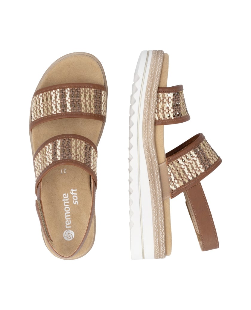 Remonte-Riemchensandalen-D0Q65-braun