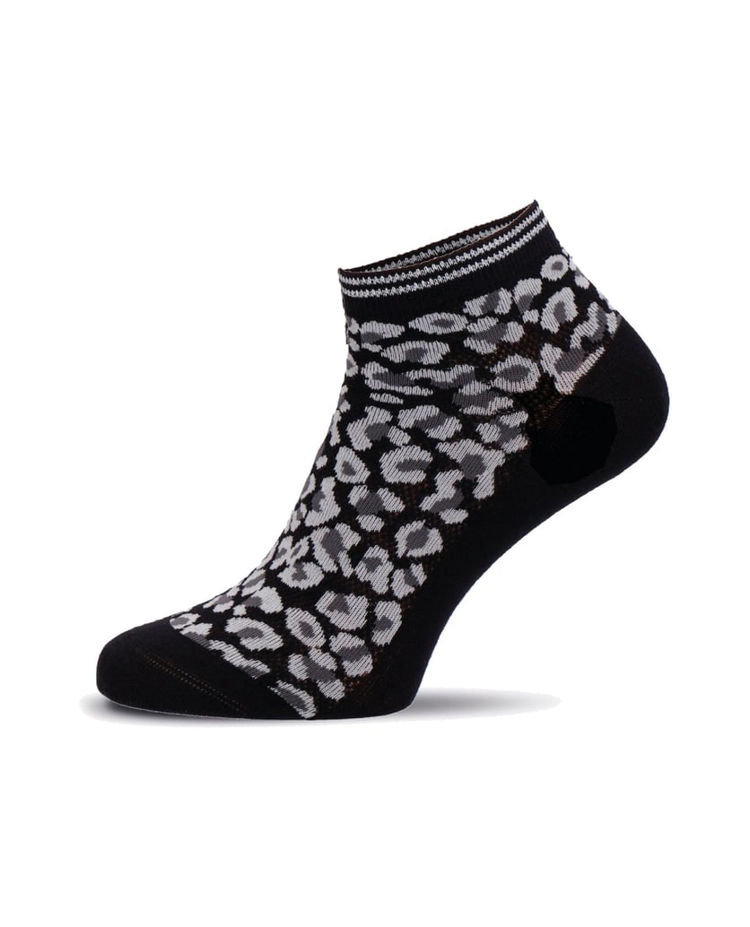 TAMARIS-Sneakersocken-comfort-leo-schwarz