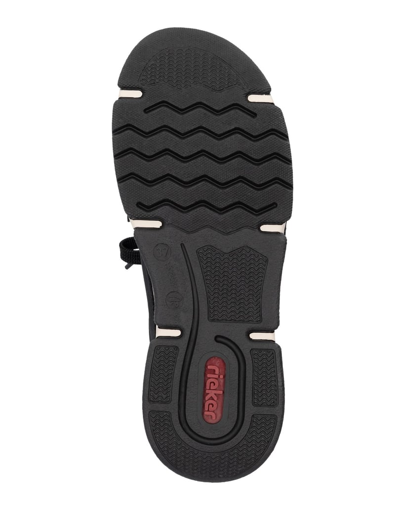 Rieker-Slipper-45973-schwarz