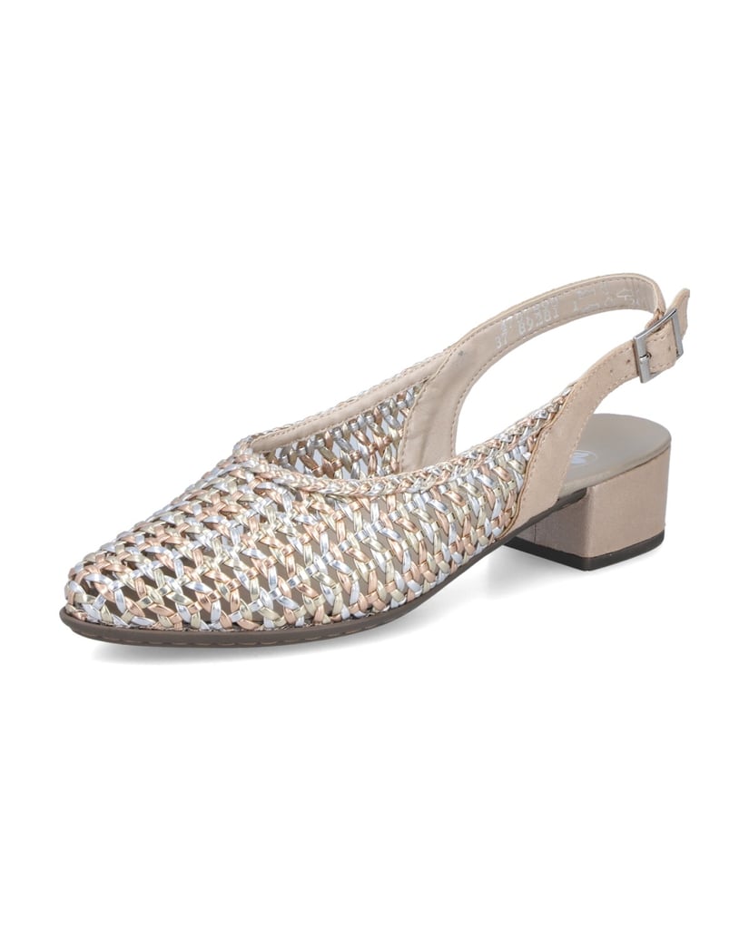 Rieker-Sling-lodičky-47078-zlatá