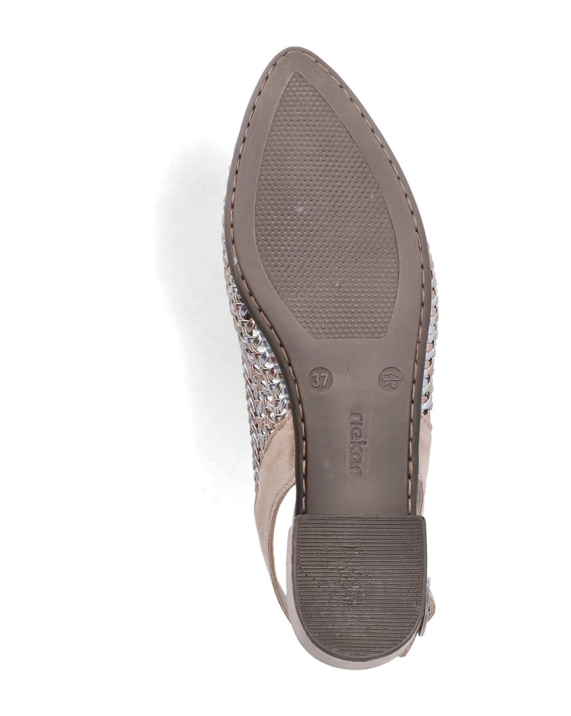 Rieker-Sling-lodičky-47078-zlatá