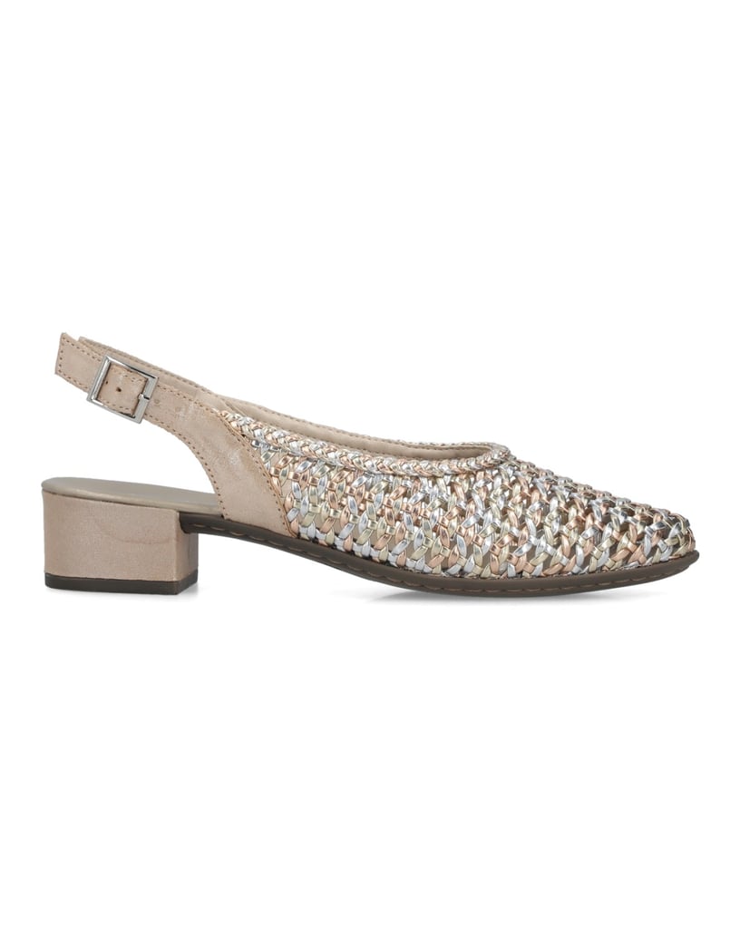Rieker-Sling-lodičky-47078-zlatá