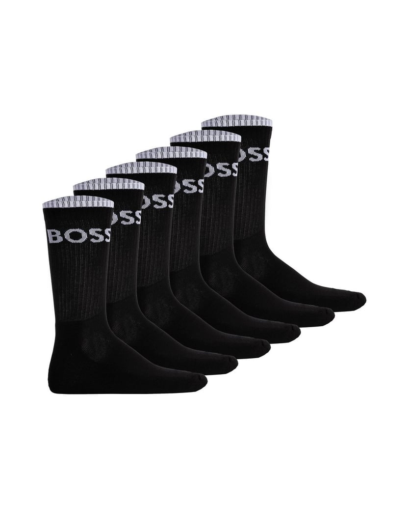 BOSS-Herren-Socken-6er-Pack-6P-QS-Stripe-CC-schwarz