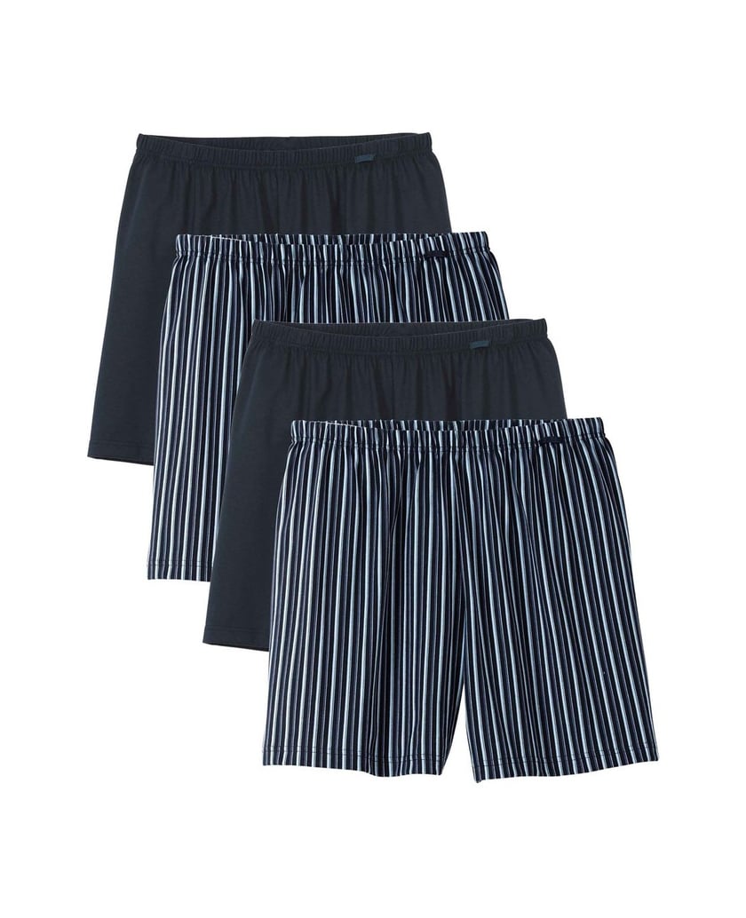 Calida-Herren-Web-Boxershorts-4er-Pack-Prints-Benefits-4P-weiss-