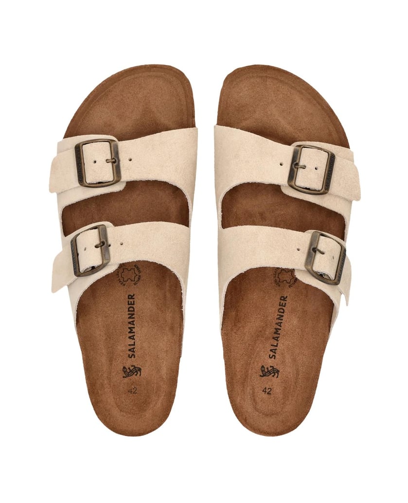 Salamander-Pantoletten-beige