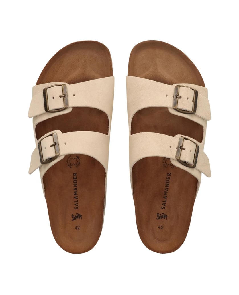 Salamander-Pantoletten-beige