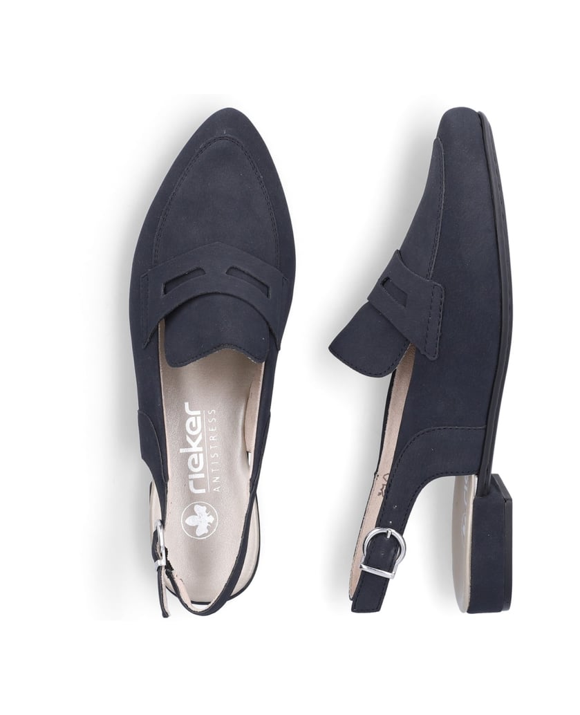 Rieker-Sling-lodičky-43170-modrá