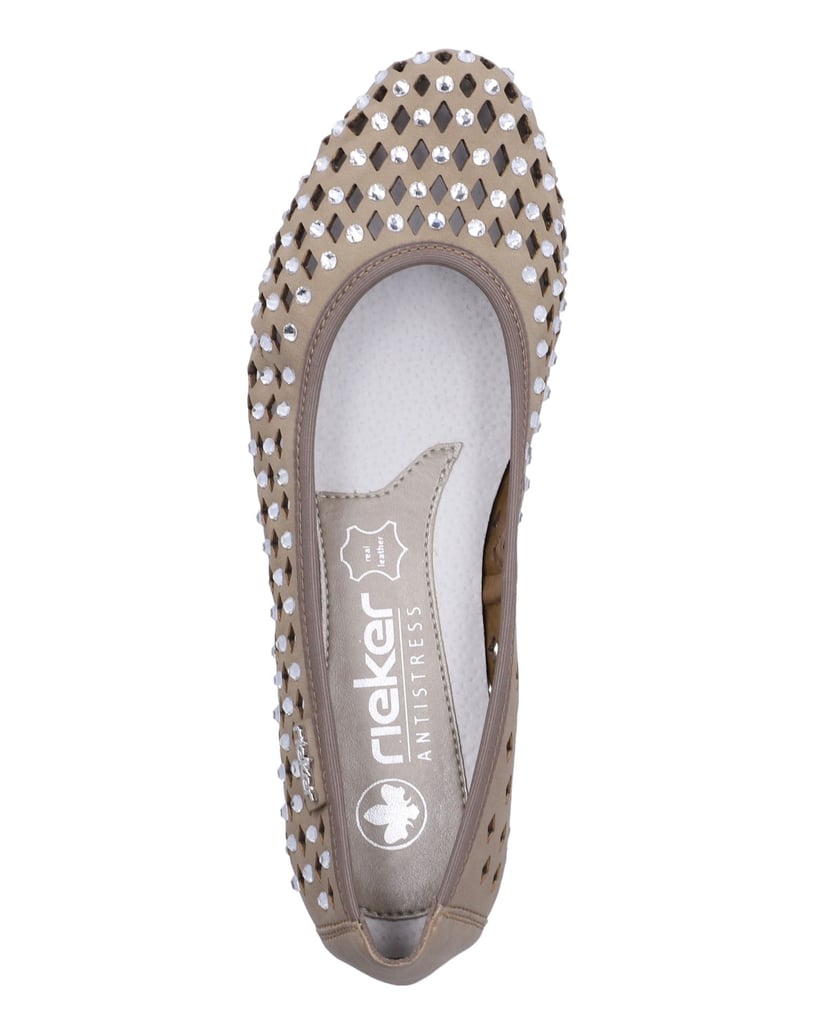 Rieker-Ballerinas-51985-beige