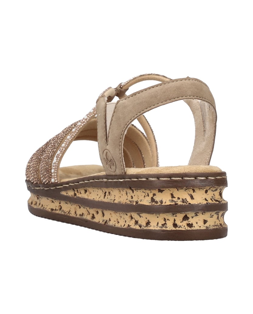 Rieker-Keilsandaletten-62977-gold