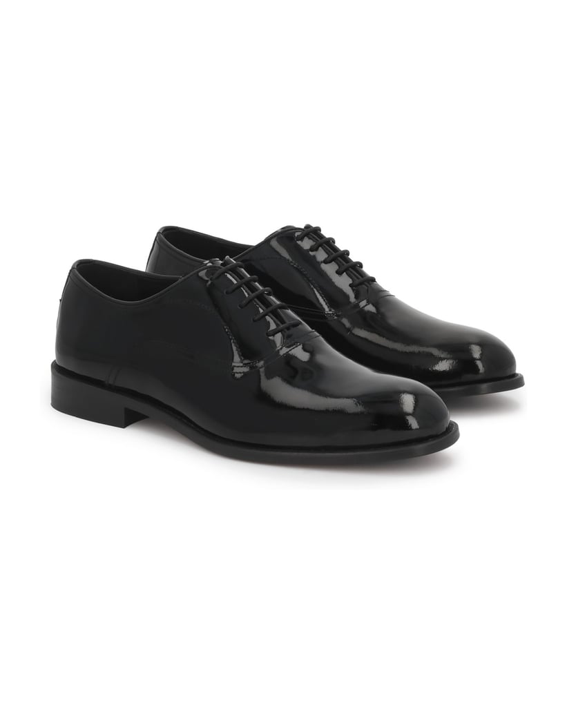 Kazar-Men's-patent-leather-shoes-čierna