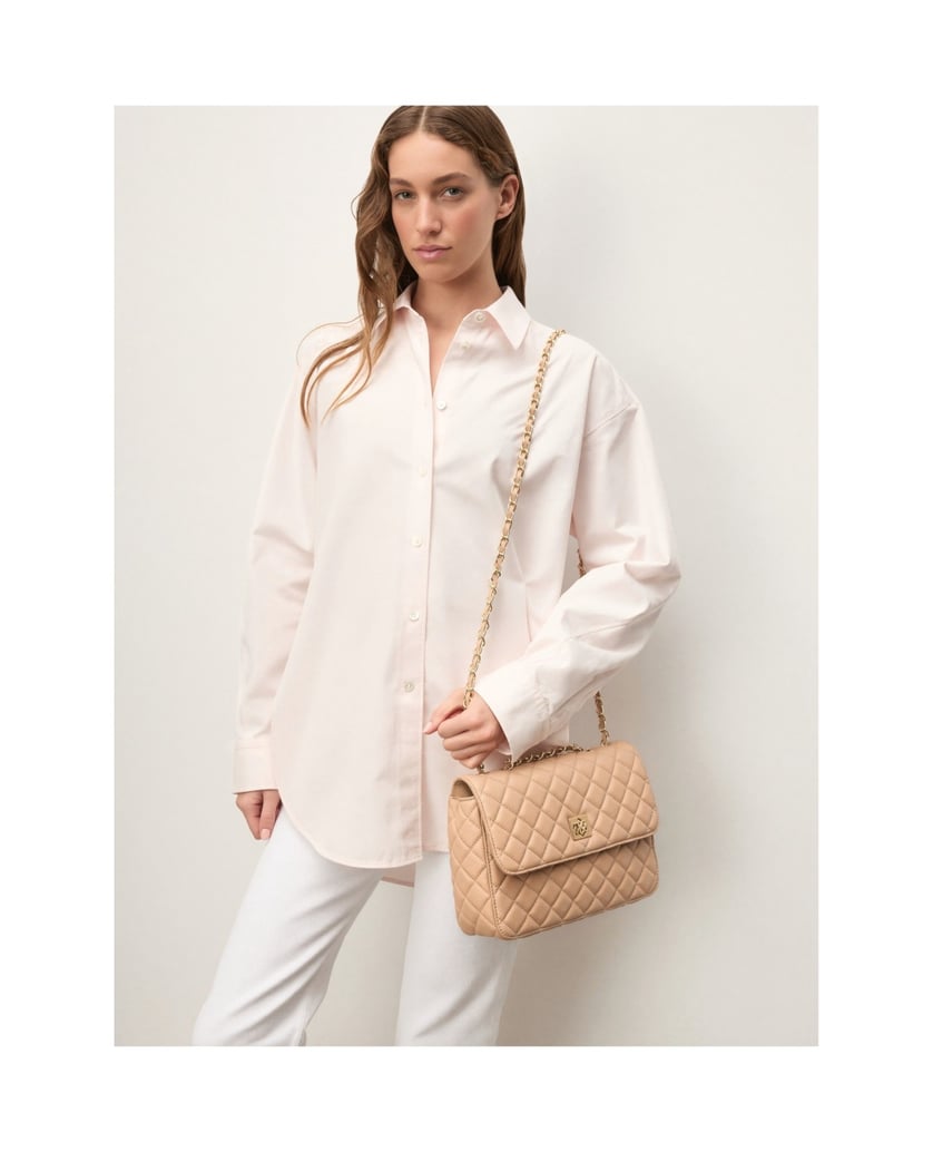 Kazar-Beige-quilted-leather-handbag-béžová