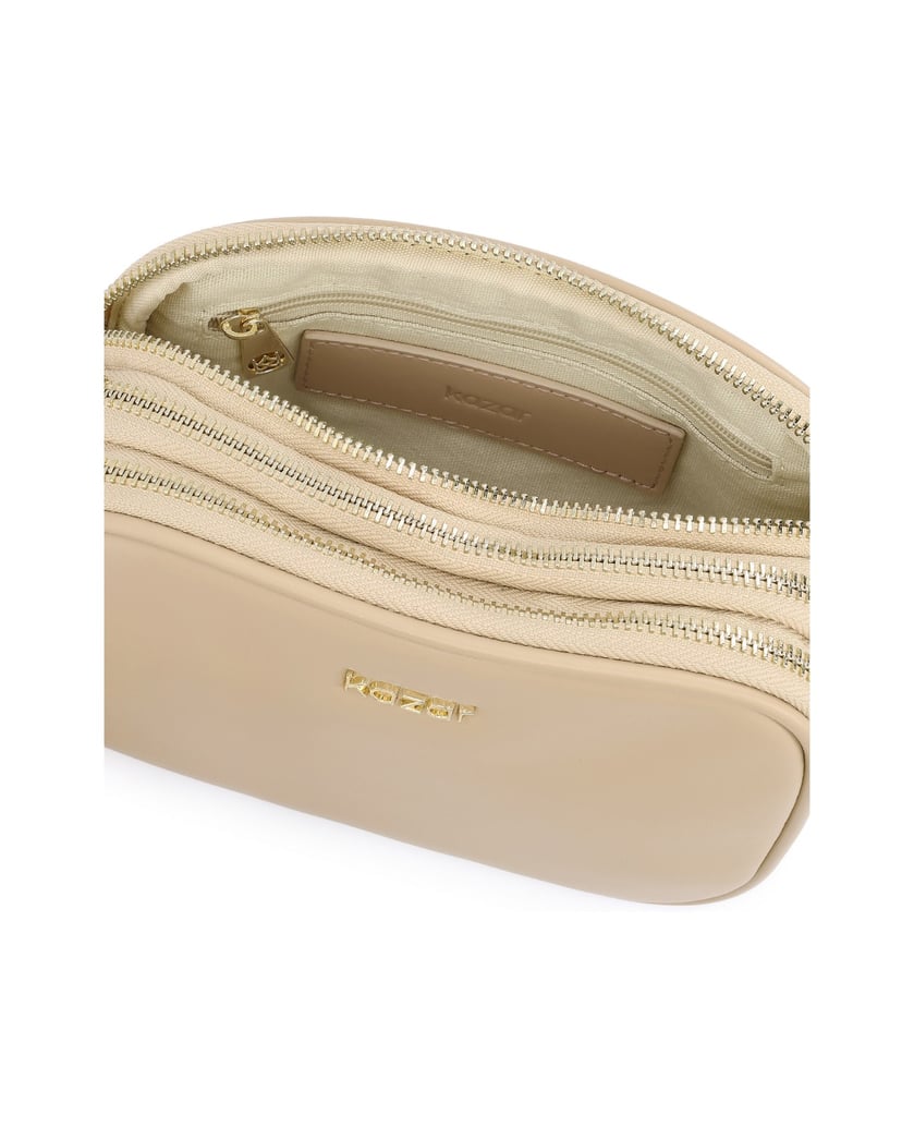 Kazar-Beige-natural-leather-handbag-with-three-compartments-béžová