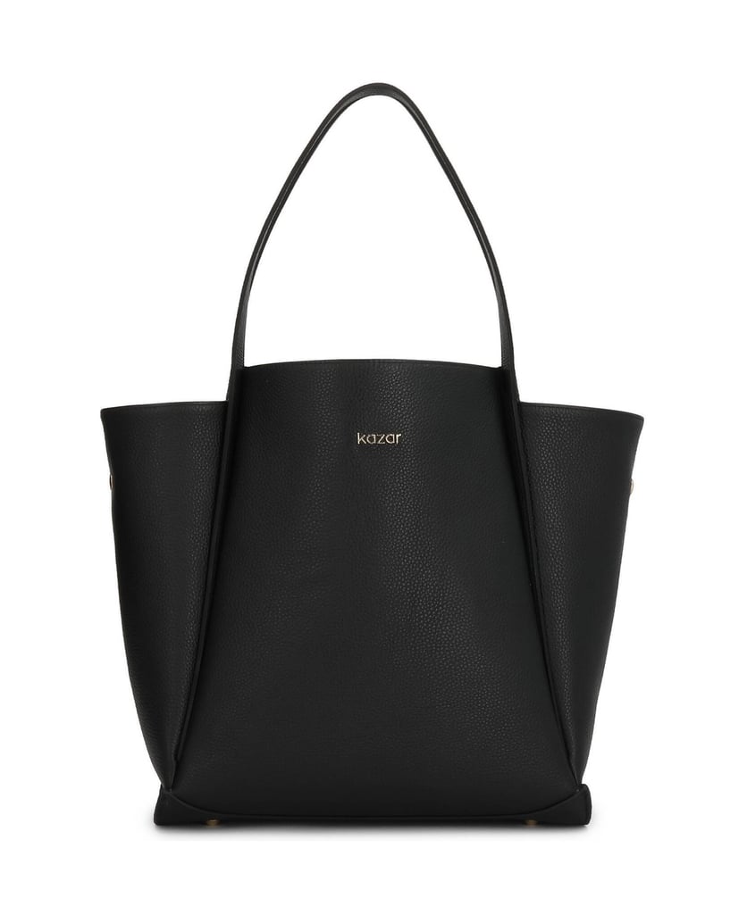 Kazar-Große-Schultertaschen-aus-Leder-schwarz