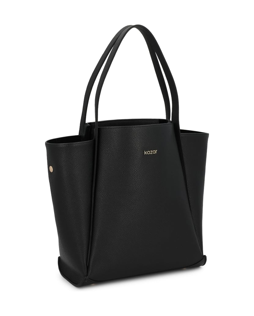 Kazar-Große-Schultertaschen-aus-Leder-schwarz
