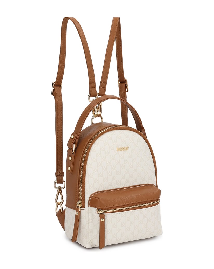 Kazar-Two-tone-leather-backpack-velbloudí