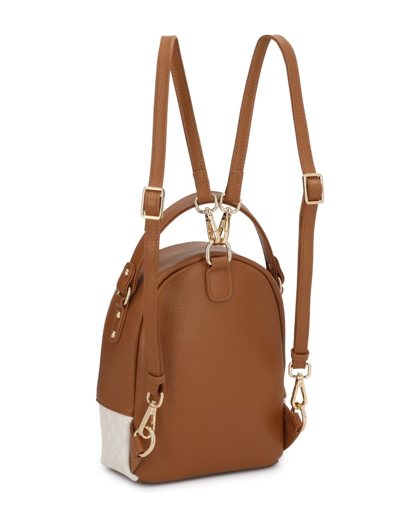 Kazar-Two-tone-leather-backpack-velbloudí