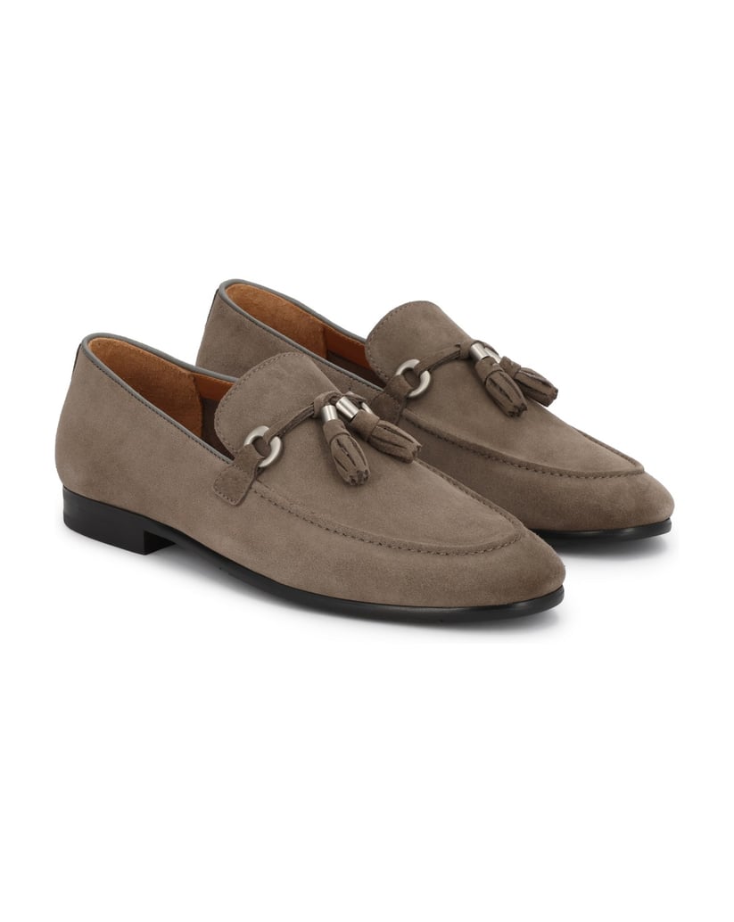 Kazar-Men's-suede-loafers-with-hooks-and-metal-details-tmavošedá