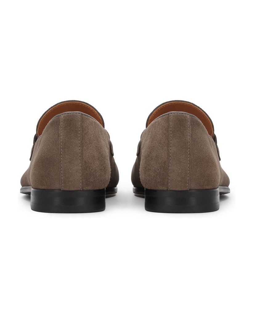Kazar-Men's-suede-loafers-with-hooks-and-metal-details-tmavošedá