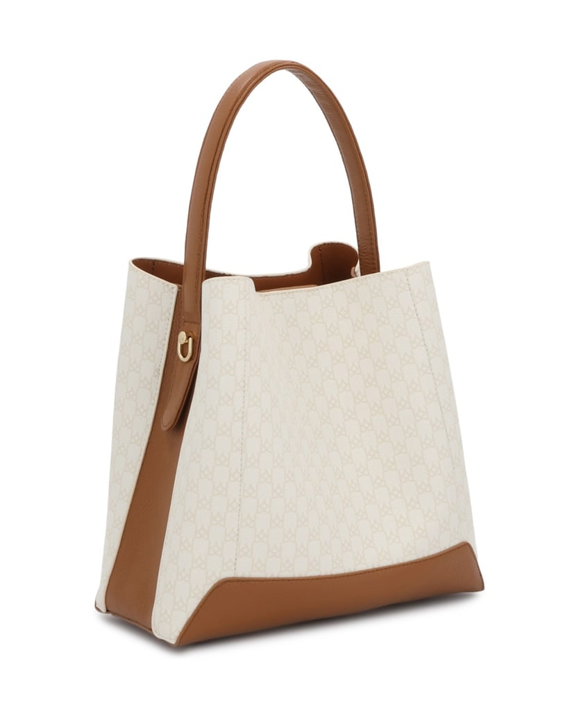 Kazar-Patterned-natural-leather-handbag-bílá