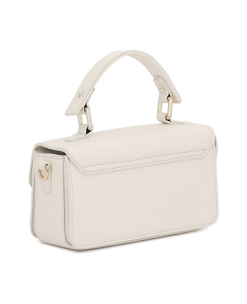 Kazar-White-stiff-handbag-with-wide-strap-biela
