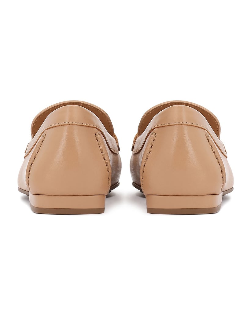 Kazar-Mokassins-aus-beigem-Leder