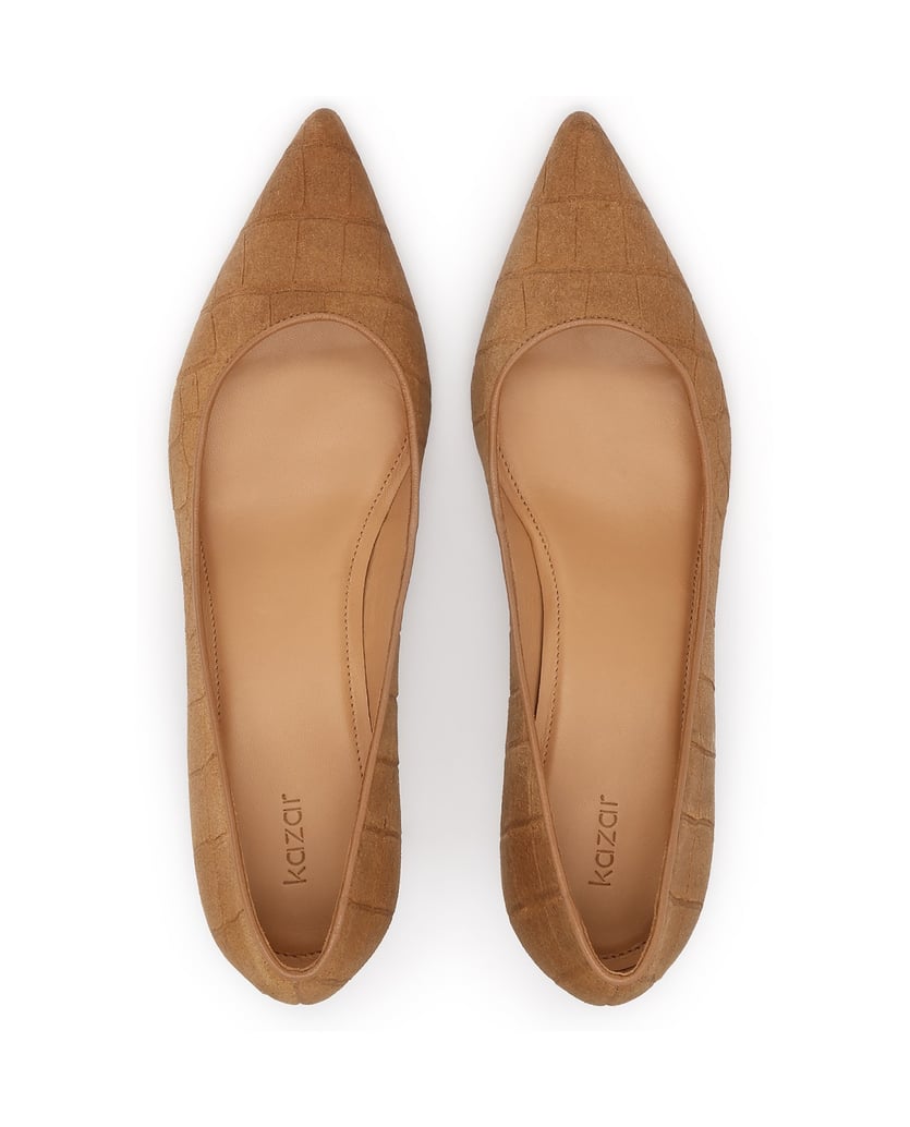 Kazar-Brown-nubuck-pumps-with-embossed-pattern-velbloudí