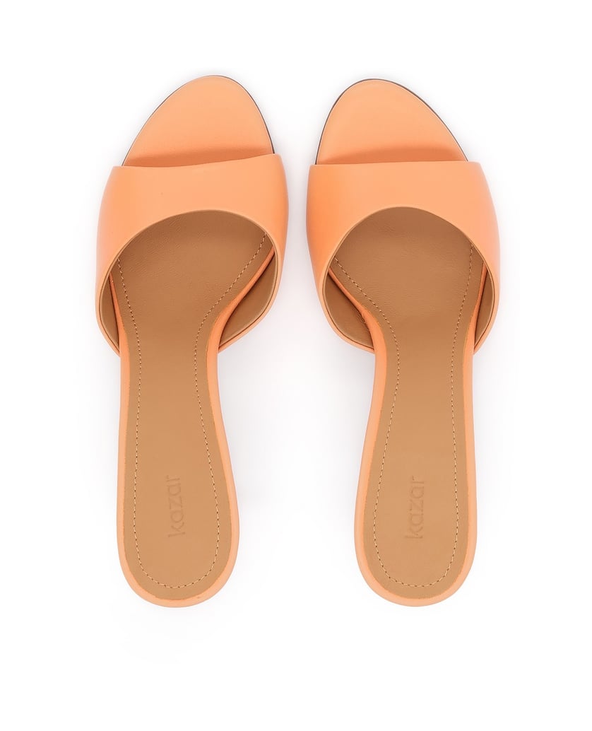Kazar-Orange-high-heel-mules-oranžová