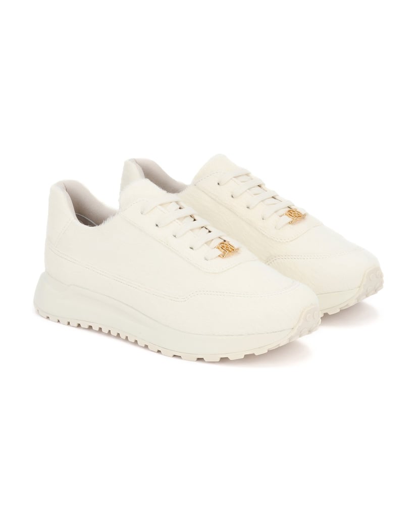Kazar-Sneakers-with-natural-hair-finish-leather-elements-bílá